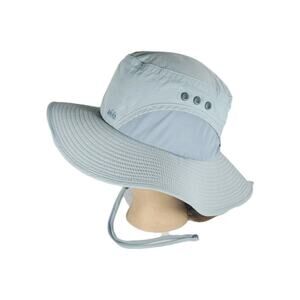 REI Co-op Men's Gray L/XL Ventilated Adjustable Wide Brim Fishing Hiking Sun Hat